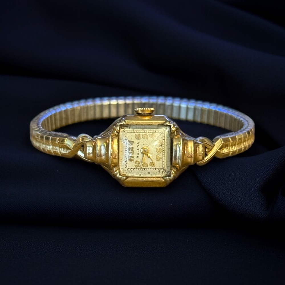Vintage Bulova 10k Gold Filled Mechanical Windup Watch